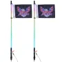 LED PIPLE LIGHT SPRING BASE 2PCS 4ft RGB Spiral Antenna Light