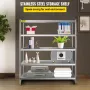 Opbevaringshylde, 5-lags opbevaringshylder, garagehylde i