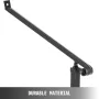 Handrails for Outdoor Steps 1-2 Step Railings Wrought Iron Handrail Stair Railings for Steps Black Iron Railings for Steps Wall 
