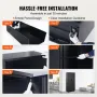 Metal Storage Cabinet with Wheels, 190.5 cm Locking Cabinet with 4 Adjustable Shelves & 2 Magnetic Doors, 90.7 kg Capacity per S
