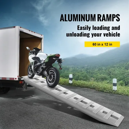 60 '' x 12 '' Aluminium trailer ramper 6000 kg Total Beavertail