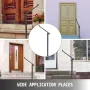 Handrails for Outdoor Steps 1-2 Step Railings Wrought Iron Handrail Stair Railings for Steps Black Iron Railings for Steps Wall 