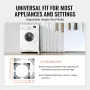 Mini Fridge Stand Universal Laundry Pedestal, Adjustable Refrigerator Stand with 4 Strong Feet, Washing Machine Multi-Functional