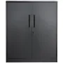 Metal Storage Cabinet with 2 Magnetic Doors and 4 Adjustable Shelves, 200 lbs Capacity per Shelf, Locking Steel Storage Cabinet,