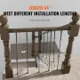 Trappe Metal Balusters, 44 '' X 1/2 "Galvaniseret stål