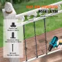 Trappe Metal Balusters, 44 '' X 1/2 "Galvaniseret stål