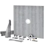 Bruser kantsten Kit, 1828x1828mm brusepanesæt med 50,8 mm ABS