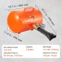 Dæk perleblaster, 5 gallon/19L kapacitet, inkluderer trykmåler