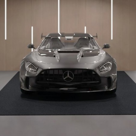 Garagegulvmåtte, 2,3 x 5,79 m vandtæt beskyttelse mod vand, sne, regn, mudder og olie til biler, skridsikre tunge pligt