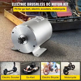 2000W 48V Brushless DC Motor Kit with 42A 4300RPM High Speed Electric Scooter Motor  for golf carts and mobility carts