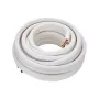 15240mm Mini Split Line Set, 6.4 & 9.5mm O.D Copper Pipes Tubing and Triple-Layer Insulation, for Mini Split Air Conditioning Re