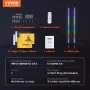 LED piskelys 2 stk