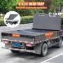 Dump Truck Mesh Tarp, 6 x 14 ft, PVC Coated Black Heavy Duty