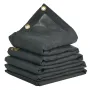 Dump Truck Mesh Tarp, 6 x 14 ft, PVC Coated Black Heavy Duty