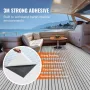 Boat Flooring, EVA Foam Boat Decking 240 x 116.1 cm, Non-Slip Self-Adhesive Flooring, 2.78 m² Marine Carpet for Boats, Yacht, Po