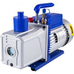 10CFM 2 Stages Vacuum Pump, 1HP Refrigerant Vacuum Pump, Air Condition Dual Stage AC Conditioning for Freezing Food Packaging
