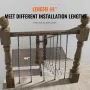 Staircase Metal Balusters, 111.76 cm x 1.27 cm Galvanized Steel Decorative Banister Spindles, 10 Pack Deck Baluster with Hollow 