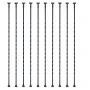 Trappe Metal Balusters, 44 '' X 1/2 "Galvaniseret stål