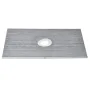 Brusekursten Kit, 1524x965mm Bruser Pan Kit med 160 mm Central