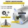 3000W 72V børsteløs motor, elektrisk scootermotor med 4900