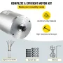 72V 3000W Brushless Motor Go Kart, 4900 RPM Brushless DC Motor with Speed Controller