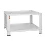 Laundry Pedestal with Storage Shelf, 711Lx711Wx406H mm, Washer And Dryer Base Stand Platform Universal Fit 299kg Capacity, Heavy