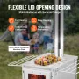 Brændeovn, 80 tommer, campingteltovn i rustfrit stål, bærbar
