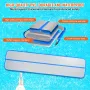 Gymnastics Air Mat, 4 inch Thickness Inflatable Gymnastics Tumbling Mat, Tumble Track with Electric Pump, Training Mats for Home