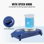 Magnetic Stirrer, 0-1500 RPM Stir Plate with Adjustable Speed Knob, 21L Plate Stirrer Kit, Stir Bar Included