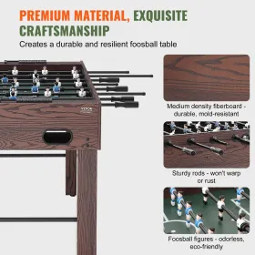 Foosball -bord, 55 tommer standardstørrelse Foosball -bord