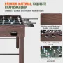 Foosball Table, 55 inch Standard Size Foosball Table, Indoor Full Size Foosball Table for Home, Family, and Game Room, Soccer wi