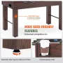 Foosball -bord, 55 tommer standardstørrelse Foosball -bord