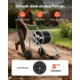 Hose Reel Cart, Hold Up to 175 ft of 5/8’’ Hose (Hose Not Included), Garden Water Hose Carts Mobile Tools with Wheels, Heavy Dut