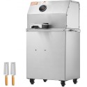 800W Electric Sugar Cane Juicer 661LBS/H Output 3 Rollers 2.4" Large Inlet