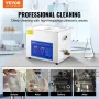 Professional Ultrasonic Cleaner, 10 L Ultrasonic Jewelry Cleaner with Digital Timer & Heater, Stainless Steel Industrial Sonic C
