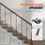 Trappetal Metal Balusters, 44 '' X 1/2 "Galvaniseret stål