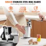 Manual Can Opener, Commercial Table Opener for Large Cans, Heavy Duty Can Opener with Base, Adjustable Height Industrial Jar Ope