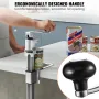 Manual Can Opener, Commercial Table Opener for Large Cans, Heavy Duty Can Opener with Base, Adjustable Height Industrial Jar Ope