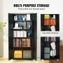 Metal Storage Cabinet, Steel Locking Storage Cabinet with 2 Magnetic Doors and 4 Adjustable Shelves, 180.34 cm Metal Cabinet 90.
