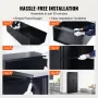 Metal Storage Cabinet, Steel Locking Storage Cabinet with 2 Magnetic Doors and 4 Adjustable Shelves, 180.34 cm Metal Cabinet 90.