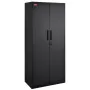 Metal Storage Cabinet, Steel Locking Storage Cabinet with 2 Magnetic Doors and 4 Adjustable Shelves, 180.34 cm Metal Cabinet 90.