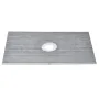 Brusekursten Kit, 1219x1828mm Bruser Pan Kit med 160 mm Central