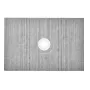 Brusekursten Kit, 1219x1828mm Bruser Pan Kit med 160 mm Central