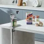 Manual Can Opener, Commercial Table Clamp Opener for Large Cans, Heavy Duty Can Opener with Base, Adjustable Height Industrial J