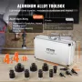 Diamond Core Drill Bit Set, 11 PCS 6/8/10/20/25/28/32/35/45/50/65mm Diamond Hole Saw Kit, with M14 Connector and Storage Case fo