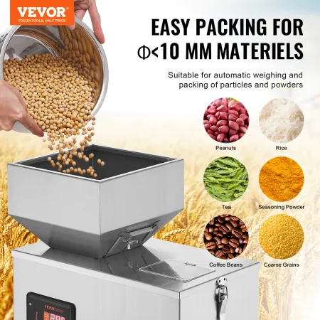 Pulverpåfyldningsmaskine, 0,002-0,22 lbs/1-100g, automatisk