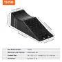 Car Ramp, 1 Piece Low Profile Car Service Ramp, 9071.8 kg Loading Capacity, 14 cm Lift Height Car Ramp, Heavy Duty Tire Ramp for