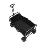 Collapsible Folding Wagon, 3 cu.ft Beach Wagon Cart with All-Terrain Wheels, Heavy Duty Folding Wagon Cart 350 lbs Weight Capaci