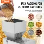 Particle Filling Machine, 0.022-2.2 lbs/10-1000g, Automatic Filler Machine with Foot Pedal, Stainless Steel Weighing Filling Mac