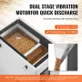 Particle Filling Machine, 0.022-2.2 lbs/10-1000g, Automatic Filler Machine with Foot Pedal, Stainless Steel Weighing Filling Mac
